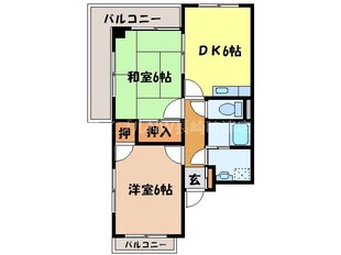 テラス明の物件間取画像